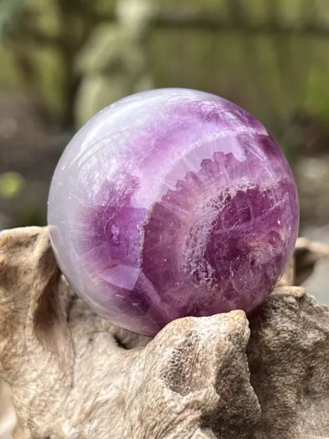 Fluorite Rainbow Purple Large Crystal Ball AAA+ 167g 46mm 42