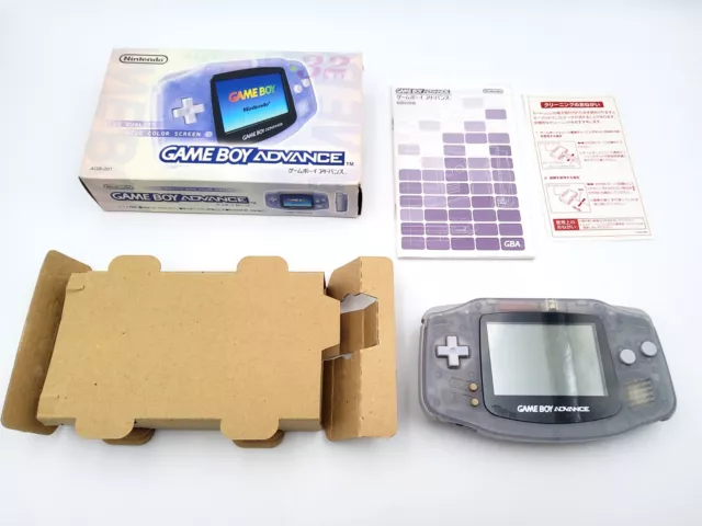 Console Nintendo Game Boy Advance GBA Bleu Glacier en Boite Complete
