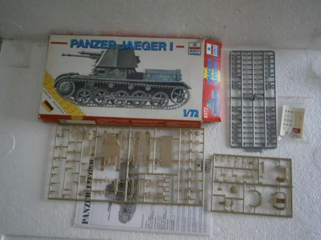 Maquette Char Tank German Panzer -Jaeger I Allemand Esci 8372 - 1/72 2