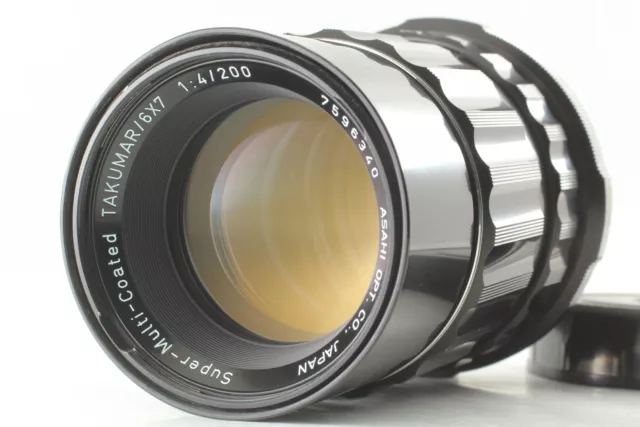 [ Mint ] pentax 6x7 Smc Takumar 200mm F/4 pour 67 Téléphoto Mf Objectif De Japon