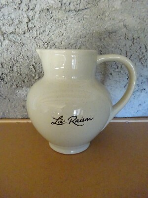ancien pichet en faïence de bar breton décor Colliou Lesneven 0,5 litre BD89 