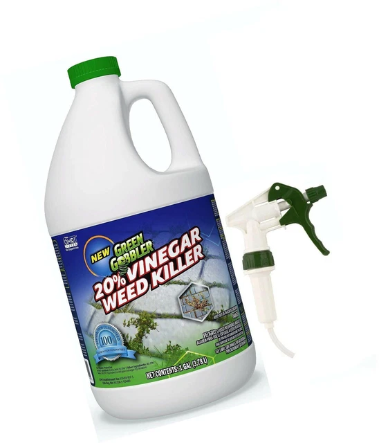 GREEN GOBBLER VINEGAR Weed & Grass Killer Natural and Organic Weed