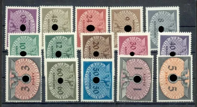 GG DIENST 1/15 Satz** MNH POSTFRISCH 70EUR (70119