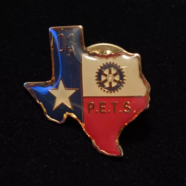 Rotary International Pin PETS 03 TEXAS - President Elect Training Seminar