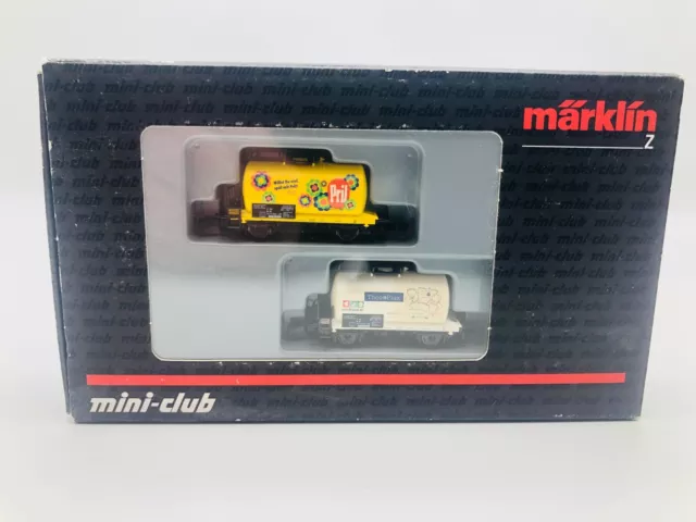 Märklin Marklin Z Scale Mini Club 86114  - 2 Tank Wagon Set (Pril & Theo Prax)