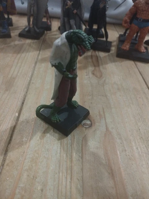 Figurine MARVEL Le Lézard N°52 Par Eaglemoss - Occasion - Matière Plomb