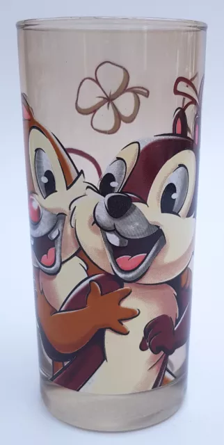 Disneyland Paris Chip & Dale Trinkglas hoher Becher Tic Et Tac Disney Parks 3