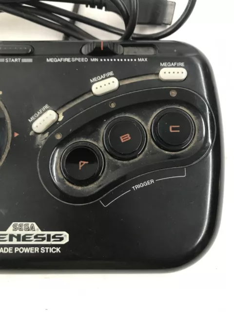Sega Genesis Arcade Power Stick Joystick Controller Model 1655 - TESTED See Pics 3