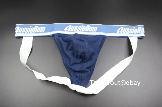 AUSSIEBUM MEN BLACK cotton Wonderjock jock strap jockstraps underwear S M L  XL $22.00 - PicClick