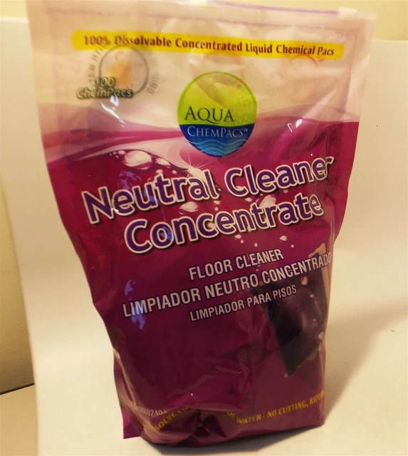 Aqua ChemPacs Neutral Cleaner Concentrate Floor Cleaner / 100 Pacs