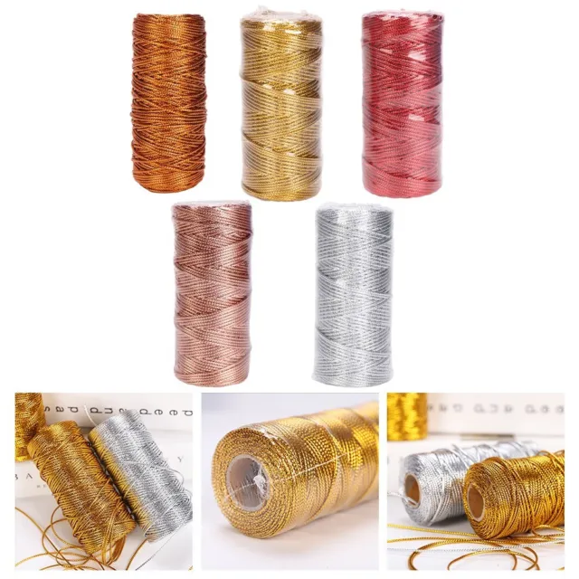 Emballage cadeau à faire soi-même cordon or argent corde corde ficelle ruban a
