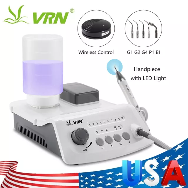 LED Dental Ultrasonic Piezo Scaler Handpiece Bottles Fit EMS Cavitron USA