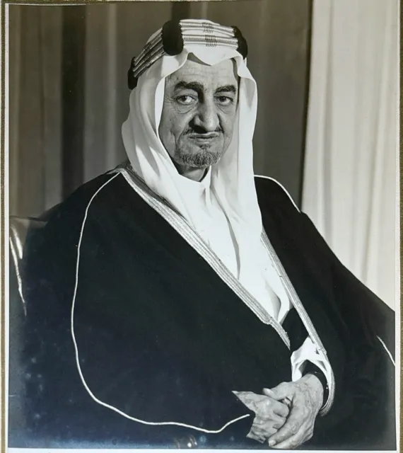 King Faisal Saudi Arabia Original Official Photo - Scarce