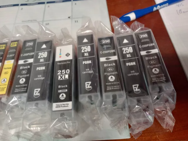 250 XL  ink cartridges