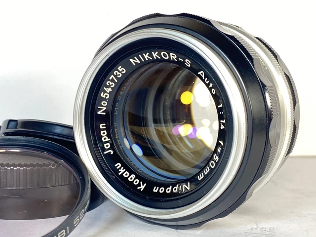 [Optical Mint READ] Nikon Nikkor-S Auto Non Ai 50mm f/1.4 Standard Lens JAPAN
