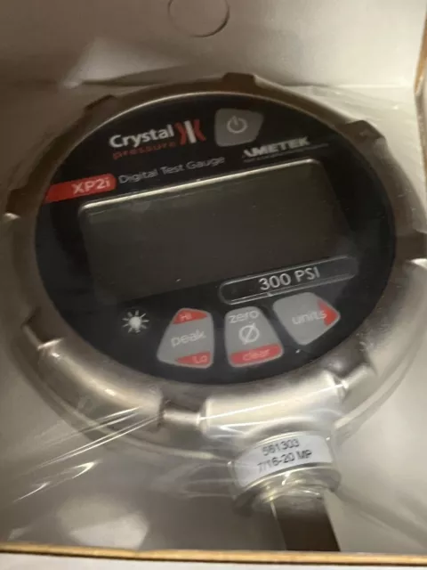 0-300 PSI crystal pressure gauge