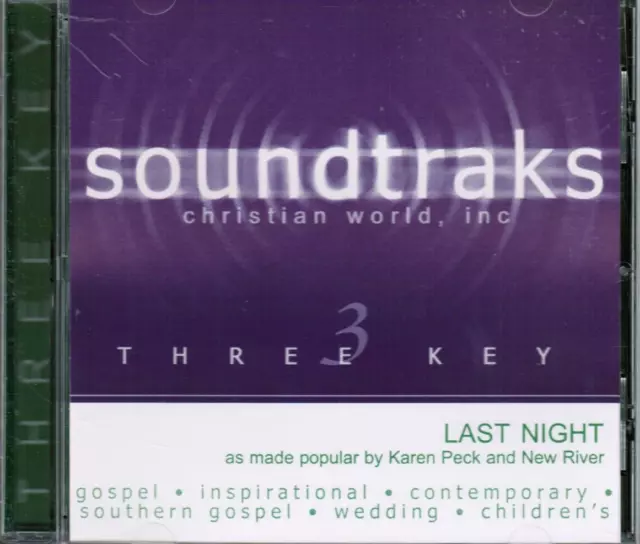 Last Night - Karen Peck & New River - Christian Accompaniment Track CD
