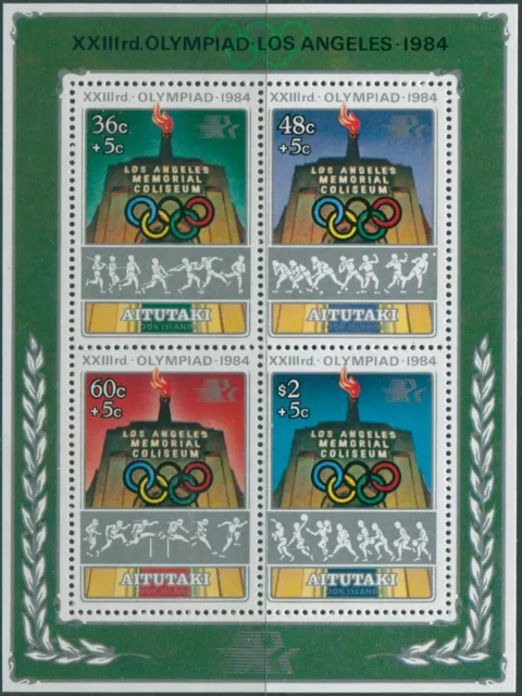 Aitutaki 1984 SG499 Olympic Games MS MNH