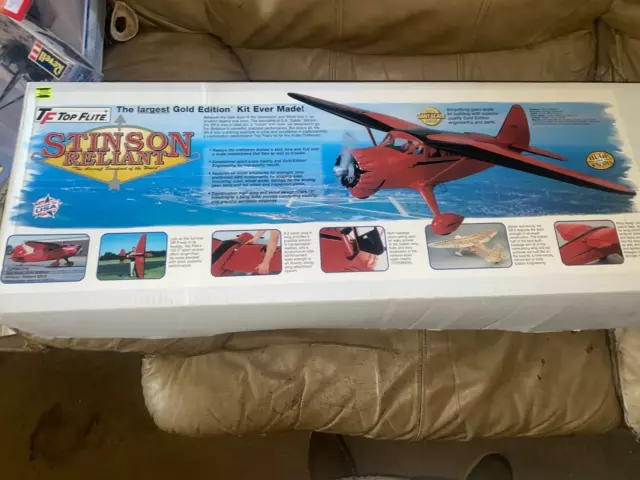 Top Flite Stinson Reliant-Largest Gold Edition Kit Ever. 100" Wingspan. TPA0310