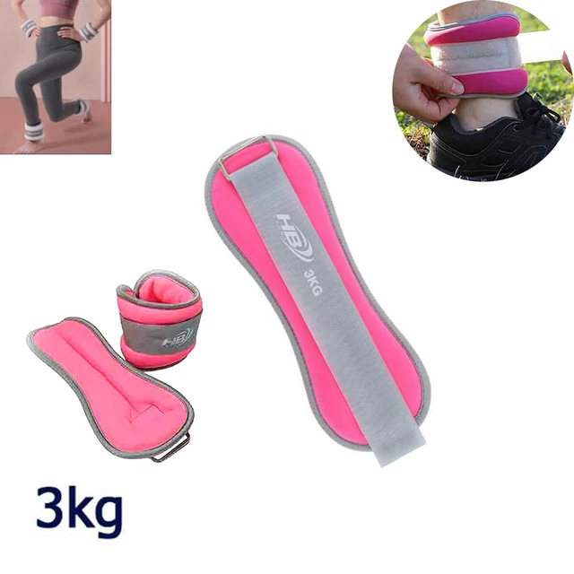 ProsourceFit Lot de 2 poids réglables pour cheville, poignet, bras et jambe pour homme et femme, 1,6 kg chacun, orange