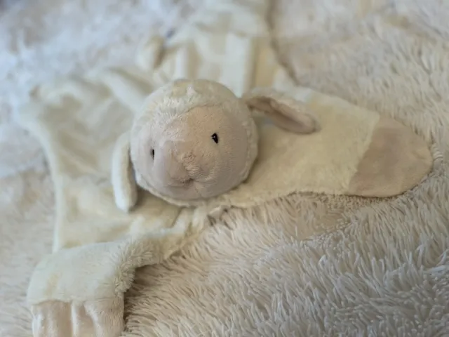 Baby Gund Comfy Cozy Lamb Sheep Plush Lovey #5865 Soft Security Blanket