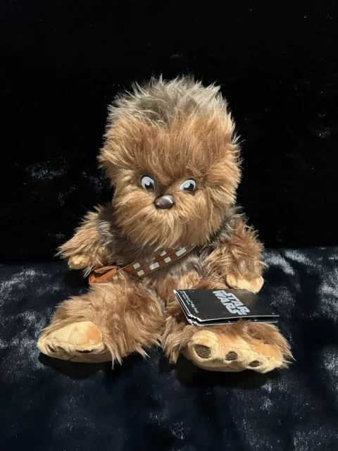 Big Feet Chewbacca Plush Disney Parks Stuffed Animal NEW 11” Wookie