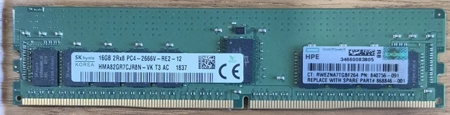 A-Tech 16GB RAM Replacement for Hynix HMA82GR7MFR4N-UH | DDR4 2400MHz PC4-19200 1Rx4 1.2V ECC RDIMM Registered 288-Pin DIMM Memory Module