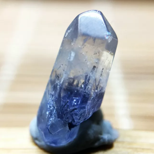 1.75Ct Very Rare NATURAL Beautiful Blue Dumortierite Crystal Polishing Specimen