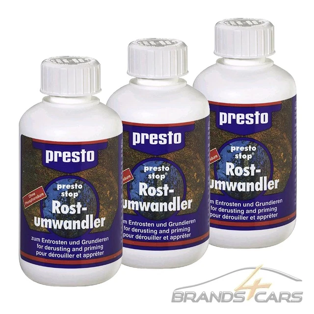 3x 250ml STOP CONVERTITORE RUMORE PRIMER CONVERTITORE CORROSIONE 603086