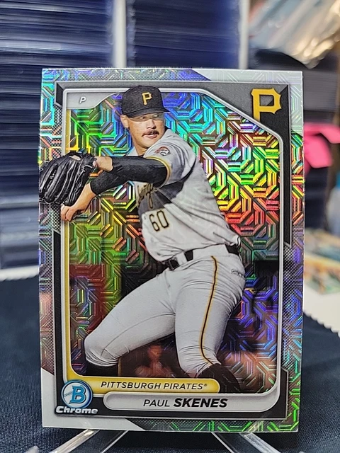 thumbnail image 2 of Lot Of 10 – 2024 Bowman Chrome #125 Paul Skenes Rookie Cards + More RC Stars – Unsearched 2 of 5