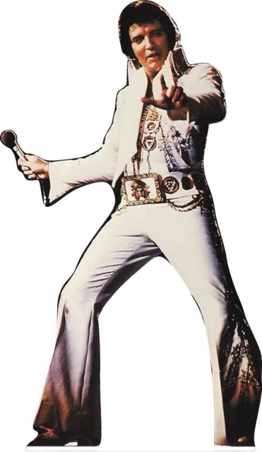 Elvis Presley Color Sequin 72" Tall Life Size Cardboard Cutout Standee