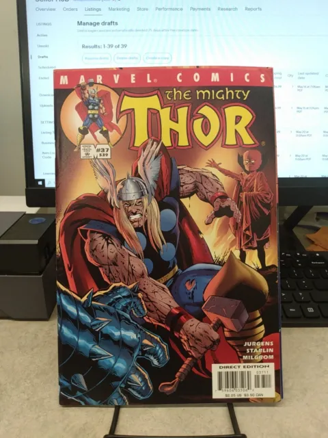 The Mighty Thor Vol 2 #37 Dan Jurgens - Marvel Comics 2001