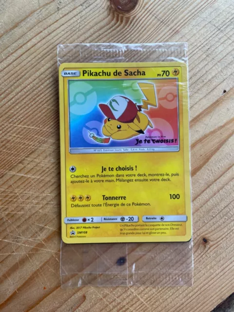 Carte Pokemon Pikachu de Sacha Collector Film SM108 Promo NEUF Sous Scellé