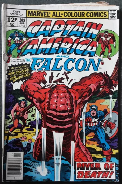 Captain America And The Falcon #208 1977, VG-