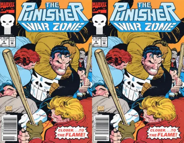 The Punisher: War Zone #4 (1992-1995) Marvel Comics - 2 Comics