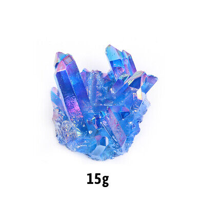Natural Colorful Quartz Cluster Crystal Gem Stone Healing Mineral Specimen Reiki