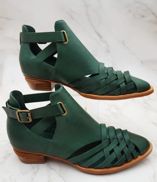 Antelope Leena Huarache Ankle Boots Turquoise - Choose Size - NEW