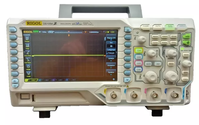 RIGOL DS1054 Z ULTRAVISION OSCILLOSCOPE  4x50MHZ  1 GSa/s  DSO  2 sondes 100MHZ