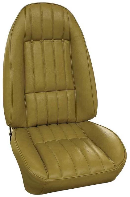 1977 Chevrolet Camaro; Standard Front Bucket Seat Cover Upholstery; Sierra Grain
