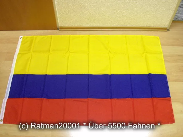 Fahne Flagge Ekuador Kolumbien 1806 bis 1815  Neu - 90 x 150 cm