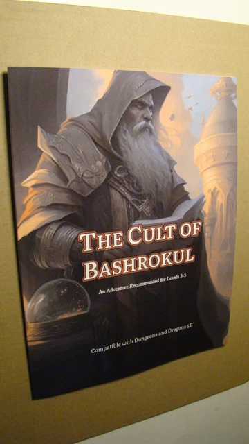 Module - The Cult Of Bashrokul *Nm/Mt 9.8* Dungeons Dragons Old School
