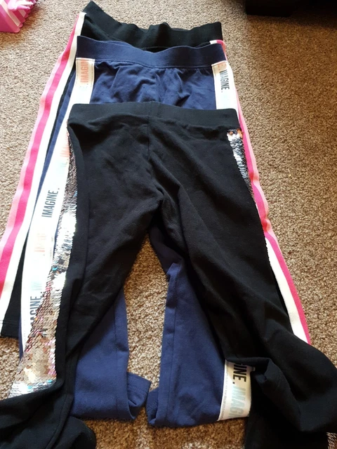 girls leggings bundle age 6-7