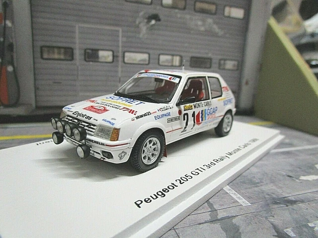 PEUGEOT 205 GTI Rallye Monte Carlo 1988 #21 Ballet  Gr.A S9453 Spark 1:43