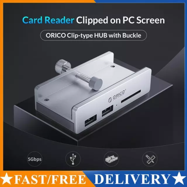 ORICO MH2AC-U3 USB 3.0 HUB External 2 Ports Splitter Adapter for Desktop Laptops
