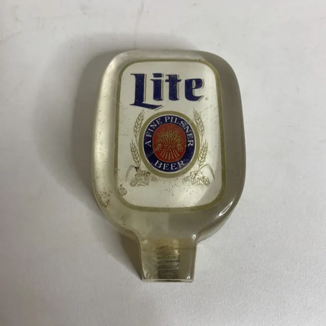 Miller Lite Beer Vintage Beer Tap Handle Man Cave Lot