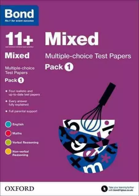 Bond 11+ Multiple Choice Test Papers Mixed Pack 1   f14