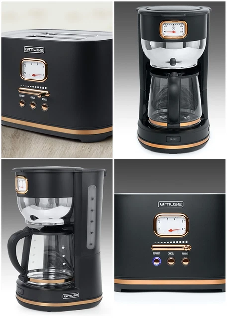 Dexam Cafetière Vintage Noir – Style Rétro Élégant Et Ultra Résistante !