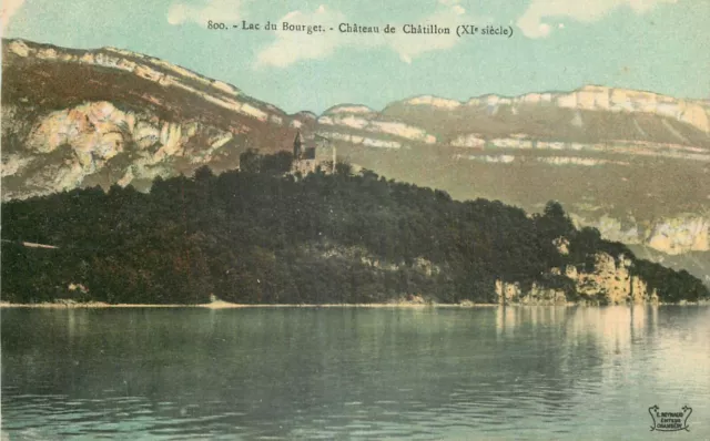 Cp Lac Du Bourget Chateau De Chatillon