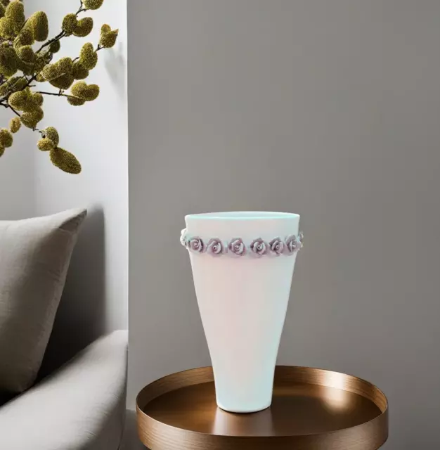 Vaso moderno da Fiori Canopie in Ceramica Bianca e Colorata Design Seletti