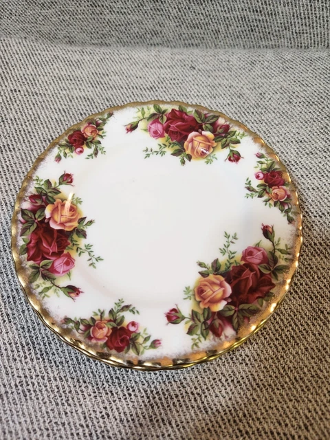 Vintage Royal Albert Old Country Roses 6" Salad Plates set of 4